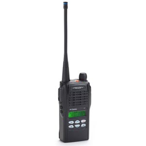 Apply to a handheld radio for vibrating alarms